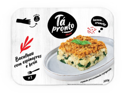 Bacalhau com Espinafres e Broa 300g