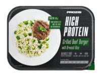 High Protein Hambúrguer de vaca grelhado com arroz e brócolos 380g