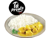 Caril de Frango com arroz branco